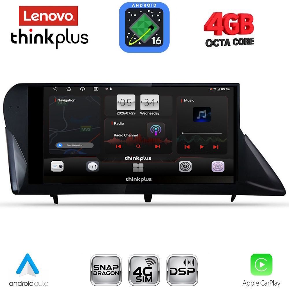 LENOVO LTG 7346_CPA (9inc) MULTIMEDIA TABLET for LEXUS RX mod. 2009-2014 LENOVO LTG 7346_CPA (9inc) MULTIMEDIA TABLET for LEXUS RX mod. 2009-2014