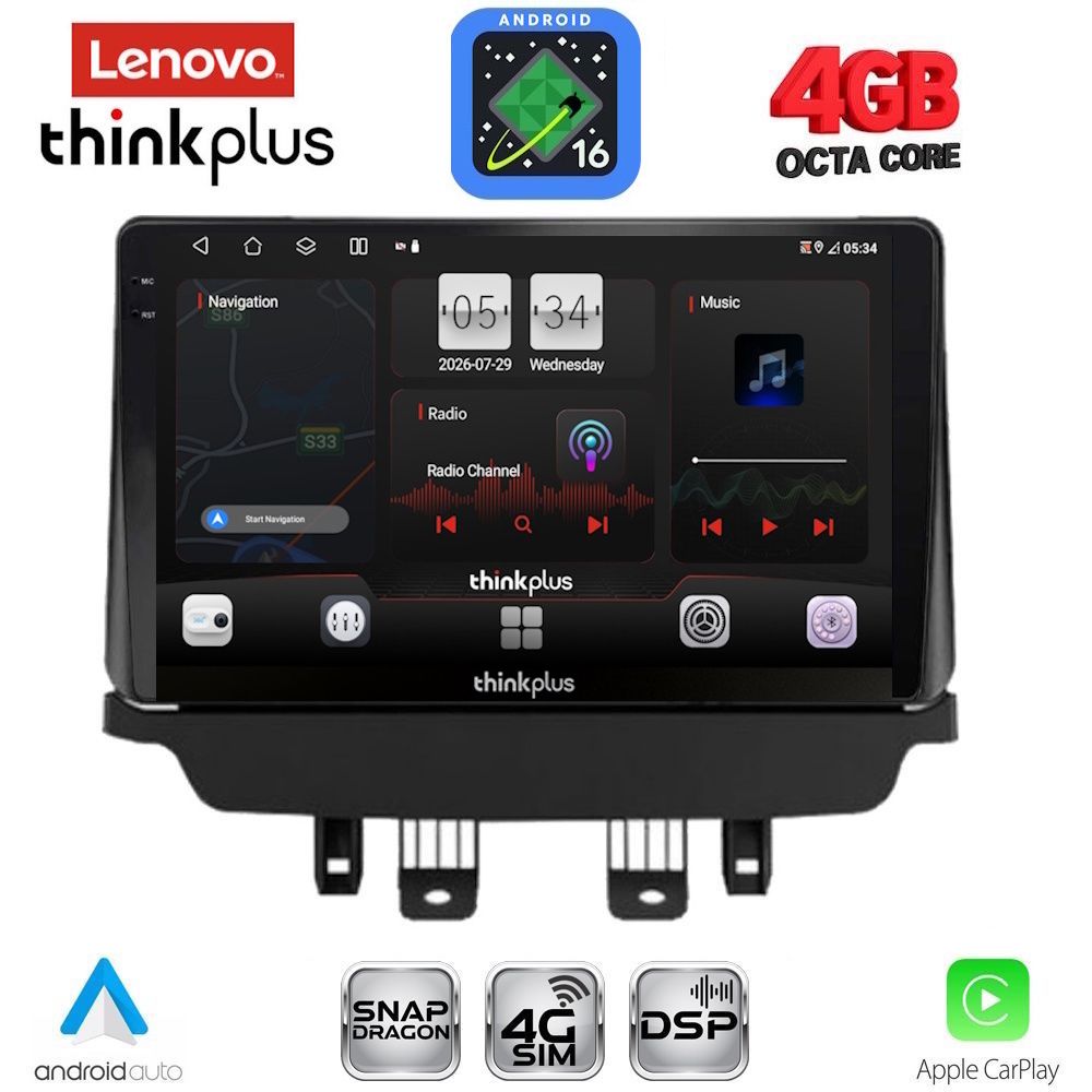 LENOVO LTG 7384_CPA (9inc) MULTIMEDIA TABLET for MAZDA CX3 mod. 2014-2023 LENOVO LTG 7384_CPA (9inc) MULTIMEDIA TABLET for MAZDA CX3 mod. 2014-2023