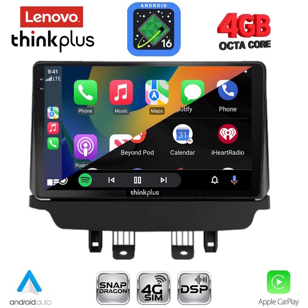 LENOVO LTG 7384_CPA (9inc) MULTIMEDIA TABLET for MAZDA CX3 mod. 2014-2023 LENOVO LTG 7384_CPA (9inc) MULTIMEDIA TABLET for MAZDA CX3 mod. 2014-2023