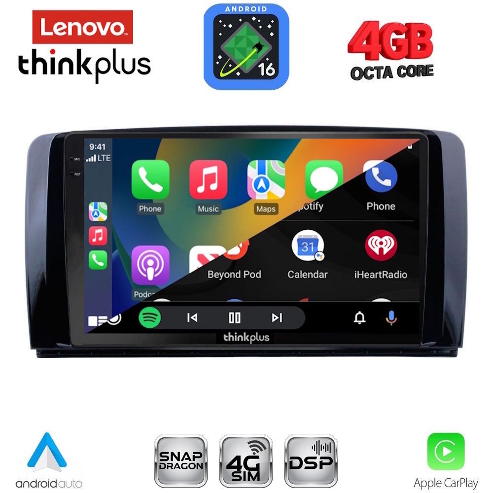 LENOVO LTG 7422_CPA (9inc) MULTIMEDIA TABLET for MERCEDES R (W251) mod. 2006-2015 LENOVO LTG 7422_CPA (9inc) MULTIMEDIA TABLET for MERCEDES R (W251) mod. 2006-2015