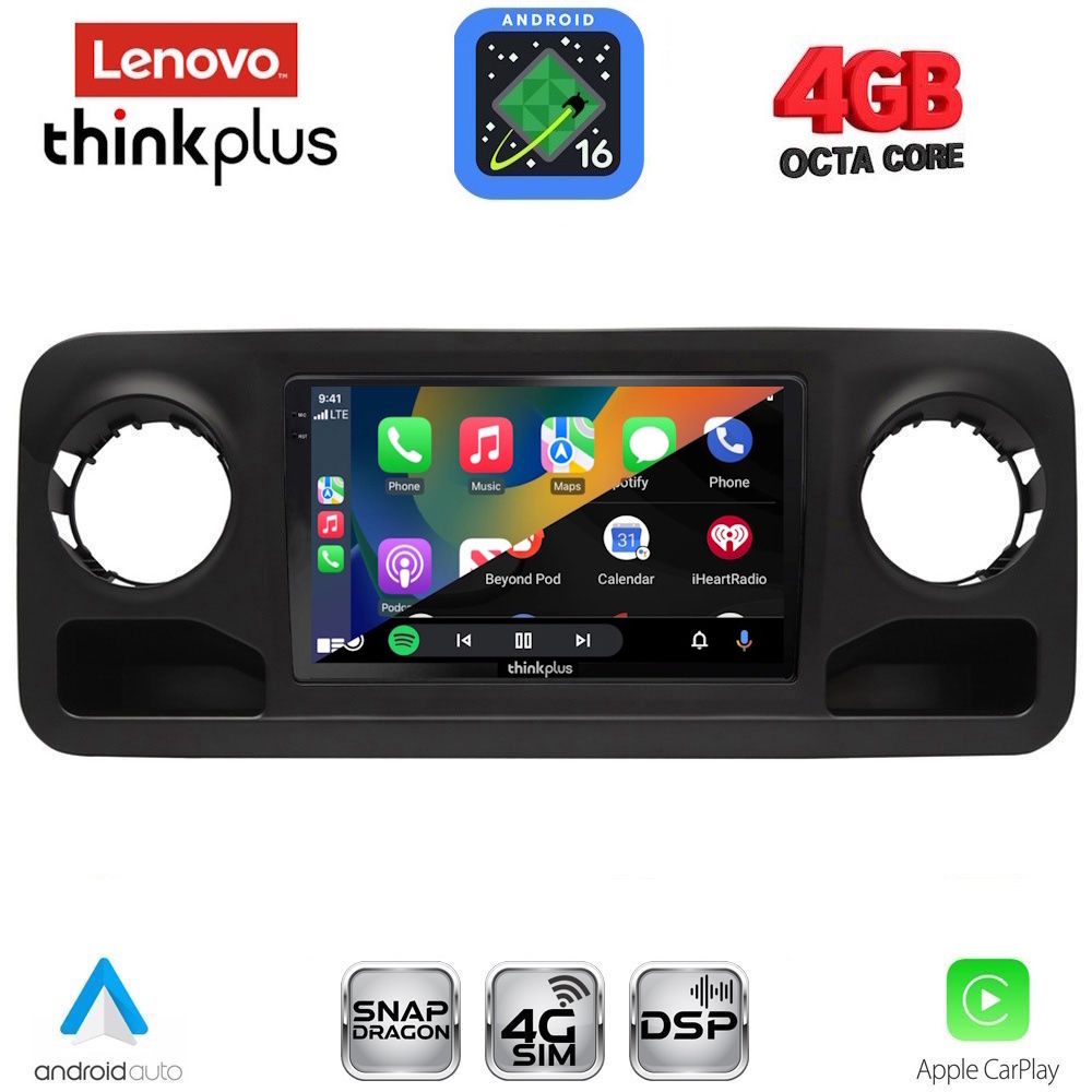 LENOVO LTG 7424_CPA (10inc) MULTIMEDIA TABLET for MERCEDES SPRINTER mod. 2018-2026 LENOVO LTG 7424_CPA (10inc) MULTIMEDIA TABLET for MERCEDES SPRINTER mod. 2018-2026