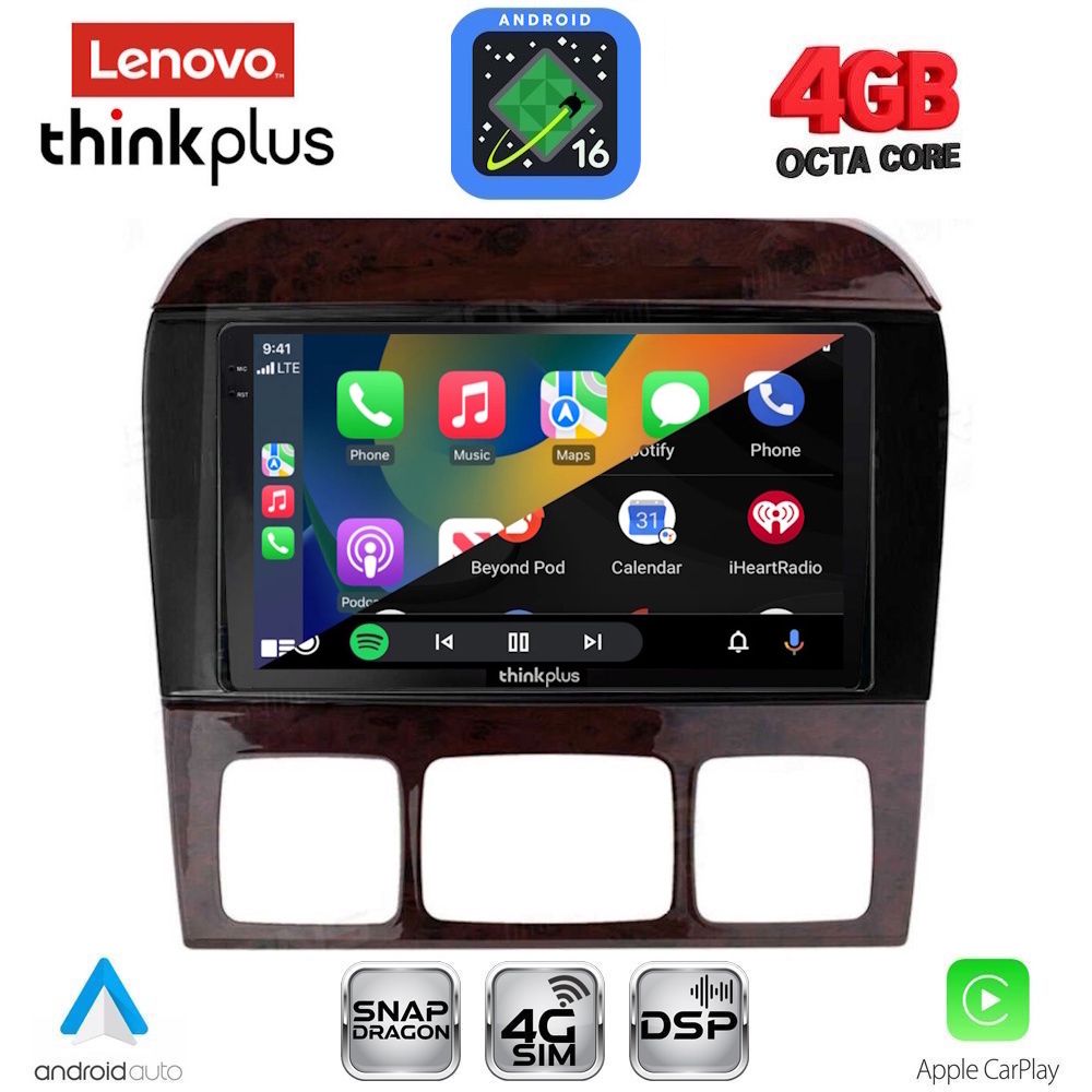 LENOVO LTG 7426_CPA (9inc) MULTIMEDIA TABLET for MERCEDES S W220 mod. 1998-2005 LENOVO LTG 7426_CPA (9inc) MULTIMEDIA TABLET for MERCEDES S W220 mod. 1998-2005
