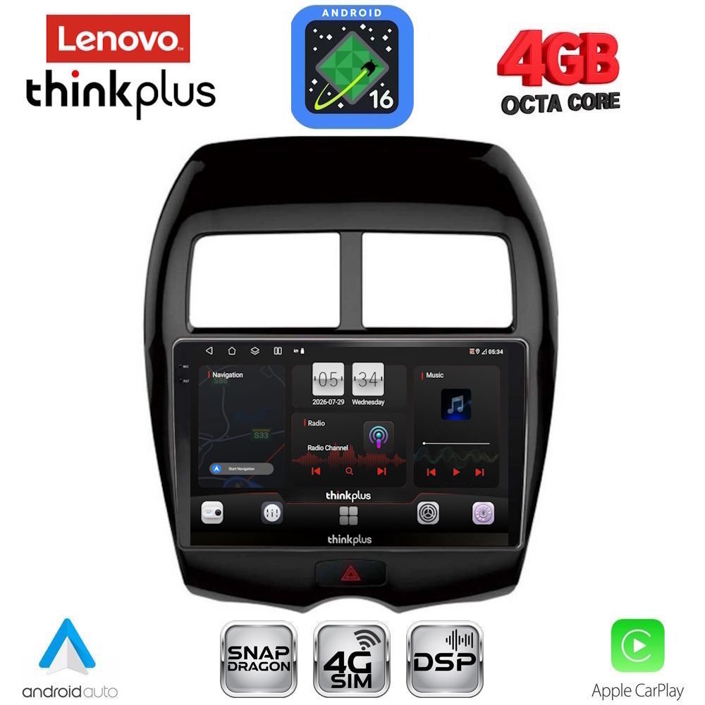 LENOVO LTG 7430_CPA (10inc) MULTIMEDIA TABLET for MITSUBISHI ASX mod. 2009-2020 - PEUGEOT 4008 mod. 2012-2018 LENOVO LTG 7430_CPA (10inc) MULTIMEDIA TABLET for MITSUBISHI ASX mod. 2009-2020 - PEUGEOT 4008 mod. 2012-2018