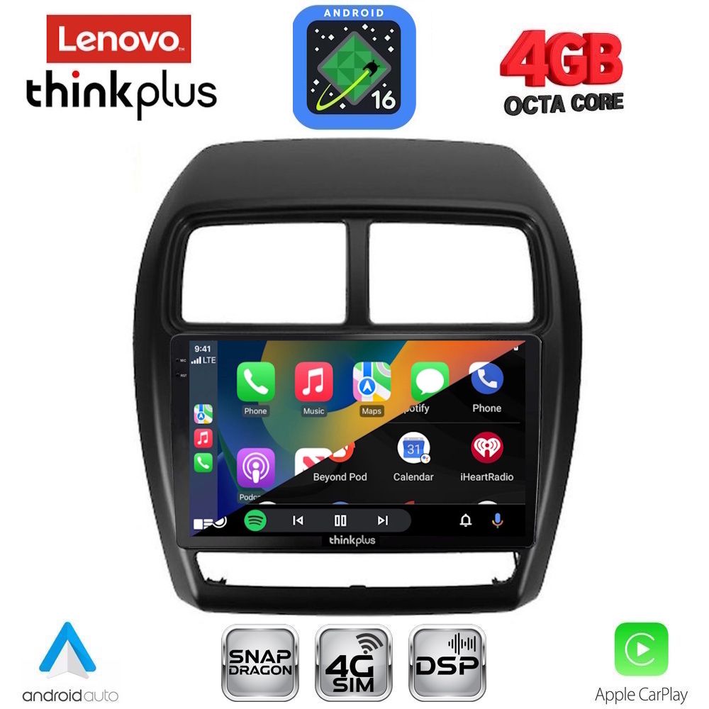 LENOVO LTG 7431_CPA (9inc) MULTIMEDIA TABLET for MITSUBISHI ASX mod. 2020-2023 LENOVO LTG 7431_CPA (9inc) MULTIMEDIA TABLET for MITSUBISHI ASX mod. 2020-2023