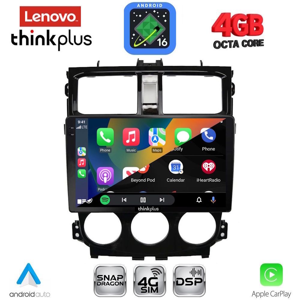 LENOVO LTG 7435_CPA (9inc) MULTIMEDIA TABLET for MITSUBISHI COLT mod. 2013-2023 LENOVO LTG 7435_CPA (9inc) MULTIMEDIA TABLET for MITSUBISHI COLT mod. 2013-2023