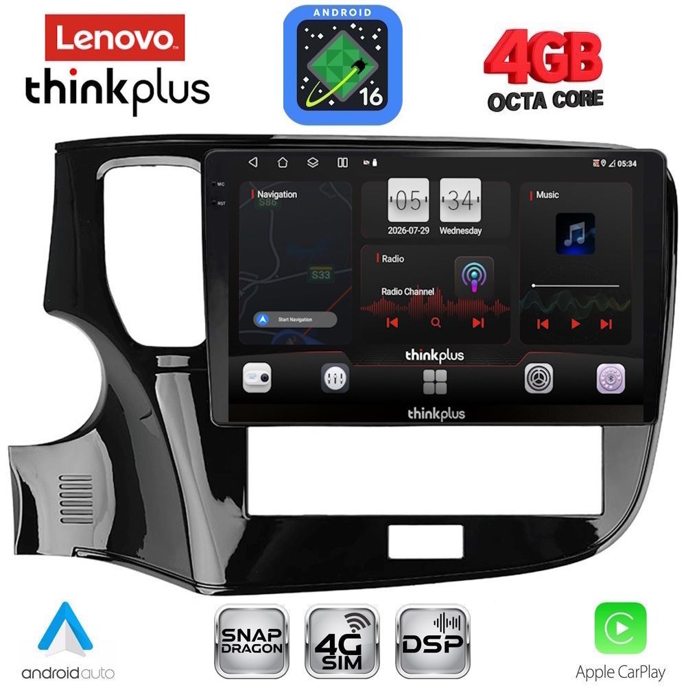 LENOVO LTG 7440_CPA (10inc) MULTIMEDIA TABLET for MITSUBISHI OUTLANDER mod. 2020-2022 LENOVO LTG 7440_CPA (10inc) MULTIMEDIA TABLET for MITSUBISHI OUTLANDER mod. 2020-2022
