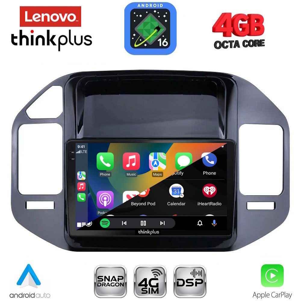 LENOVO LTG 7444_CPA (9inc) MULTIMEDIA TABLET for MITSUBISHI PAJERO mod. 1999-2006 LENOVO LTG 7444_CPA (9inc) MULTIMEDIA TABLET for MITSUBISHI PAJERO mod. 1999-2006