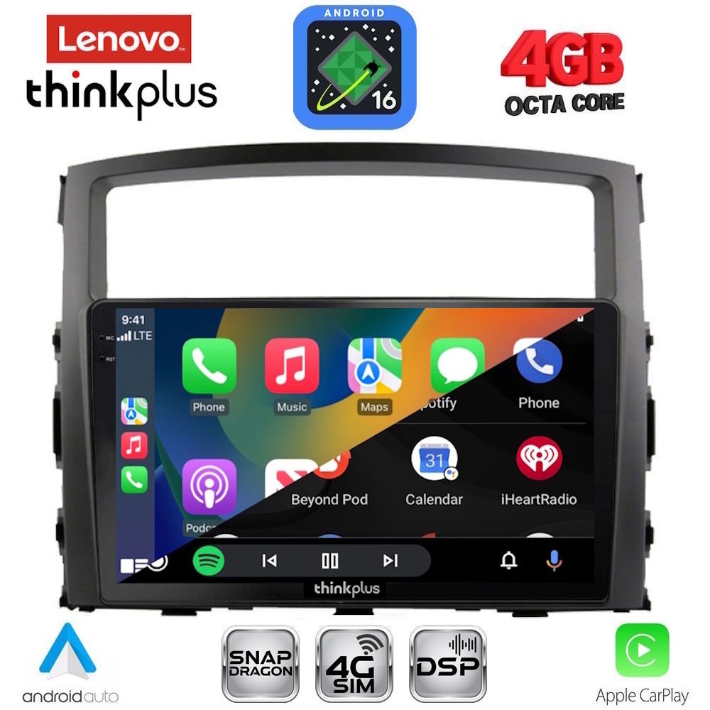 LENOVO LTG 7446_CPA (9inc) MULTIMEDIA TABLET for MITSUBISHI PAJERO mod. 2006-2013 LENOVO LTG 7446_CPA (9inc) MULTIMEDIA TABLET for MITSUBISHI PAJERO mod. 2006-2013