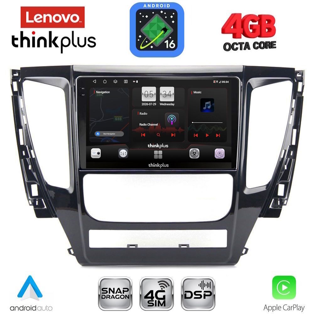 LENOVO LTG 7447A_CPA (9inc) MULTIMEDIA TABLET for MITSUBISHI PAJERO mod. 2013-2020 LENOVO LTG 7447A_CPA (9inc) MULTIMEDIA TABLET for MITSUBISHI PAJERO mod. 2013-2020