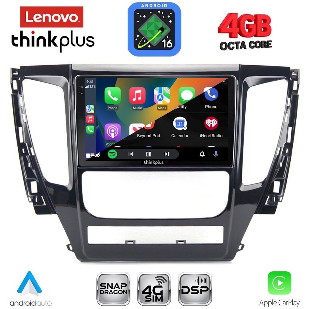 LENOVO LTG 7447A_CPA (9inc) MULTIMEDIA TABLET for MITSUBISHI PAJERO mod. 2013-2020 LENOVO LTG 7447A_CPA (9inc) MULTIMEDIA TABLET for MITSUBISHI PAJERO mod. 2013-2020