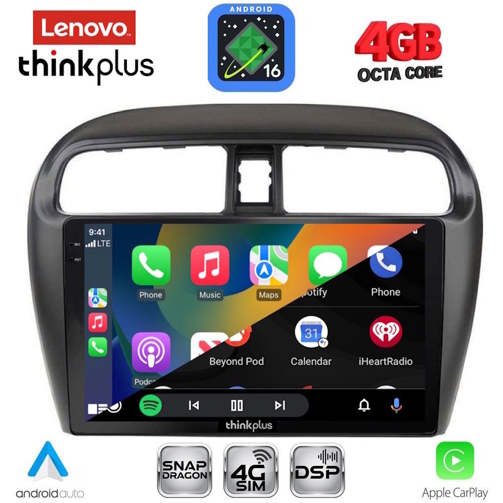 LENOVO LTG 7448_CPA (9inc) MULTIMEDIA TABLET for MITSUBISHI SPACESTAR mod. 2013-2020 LENOVO LTG 7448_CPA (9inc) MULTIMEDIA TABLET for MITSUBISHI SPACESTAR mod. 2013-2020