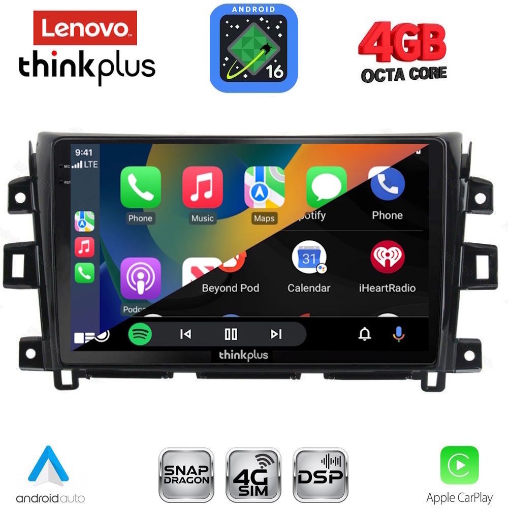 LENOVO LTG 7456_CPA (10inc) MULTIMEDIA TABLET for NISSAN NAVARA mod. 2016-2025 LENOVO LTG 7456_CPA (10inc) MULTIMEDIA TABLET for NISSAN NAVARA mod. 2016-2025