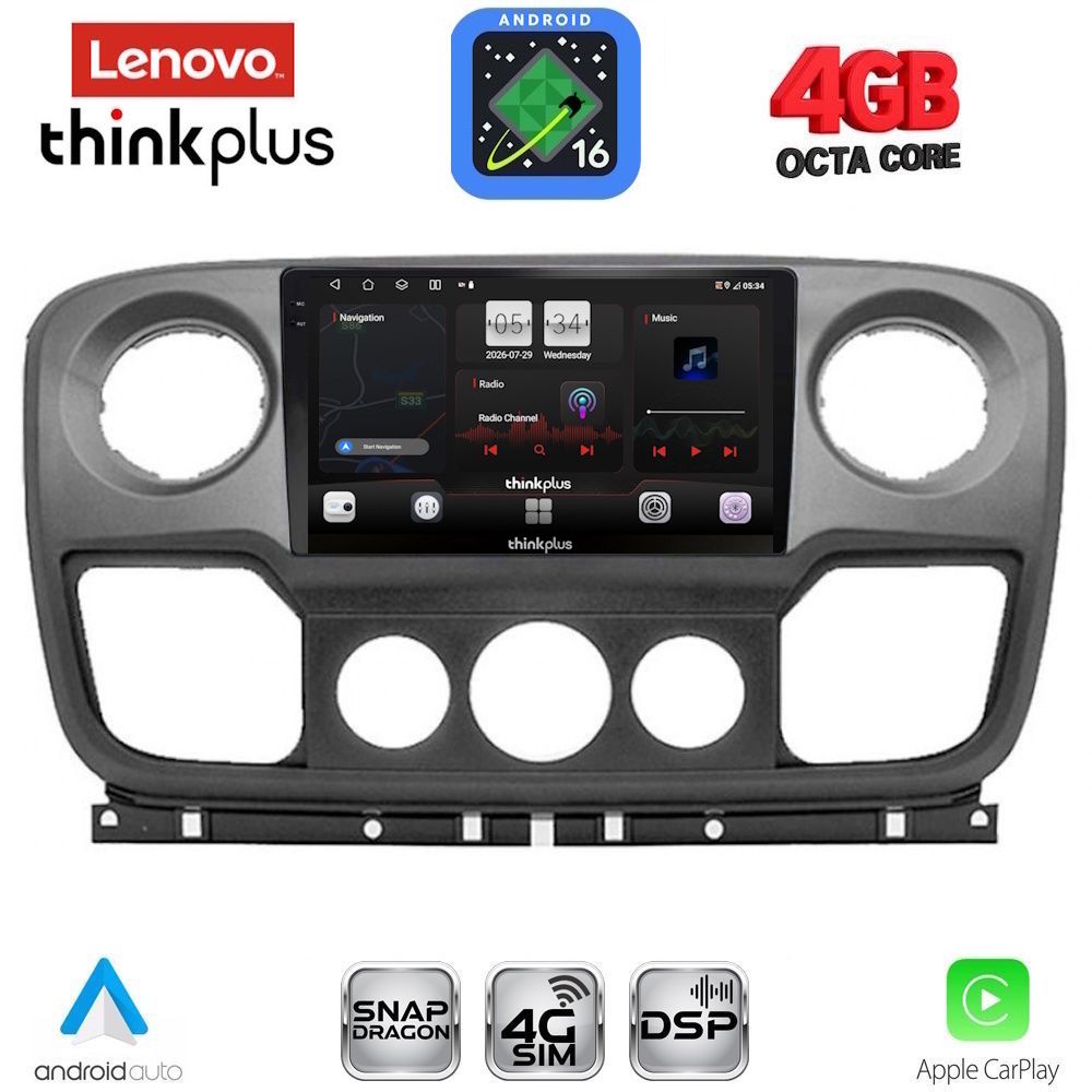 LENOVO LTG 7463_CPA (10inc) MULTIMEDIA TABLET for NISSAN NV400 - OPEL MOVANO - RENAULT MASTER mod. 2010-2020 LENOVO LTG 7463_CPA (10inc) MULTIMEDIA TABLET for NISSAN NV400 - OPEL MOVANO - RENAULT MASTER mod. 2010-2020