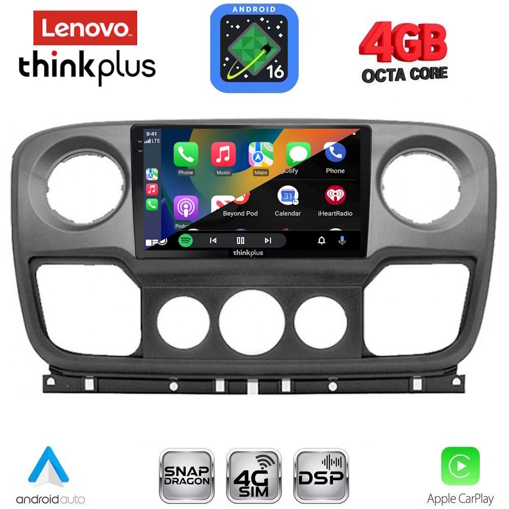 LENOVO LTG 7463_CPA (10inc) MULTIMEDIA TABLET for NISSAN NV400 - OPEL MOVANO - RENAULT MASTER mod. 2010-2020 LENOVO LTG 7463_CPA (10inc) MULTIMEDIA TABLET for NISSAN NV400 - OPEL MOVANO - RENAULT MASTER mod. 2010-2020
