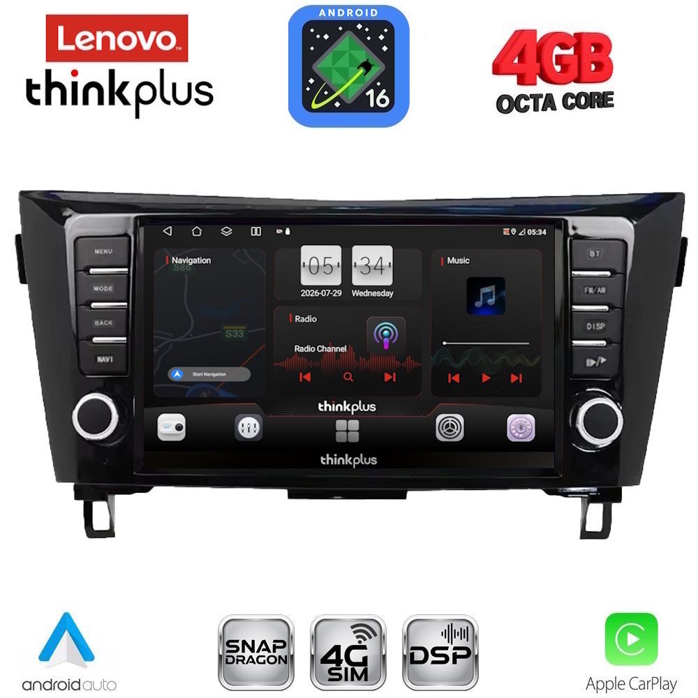 LENOVO LTG 7467_CPA (9inc) MULTIMEDIA TABLET for NISSAN QASHQAI - XTRAIL mod. 2014-2021 LENOVO LTG 7467_CPA (9inc) MULTIMEDIA TABLET for NISSAN QASHQAI - XTRAIL mod. 2014-2021