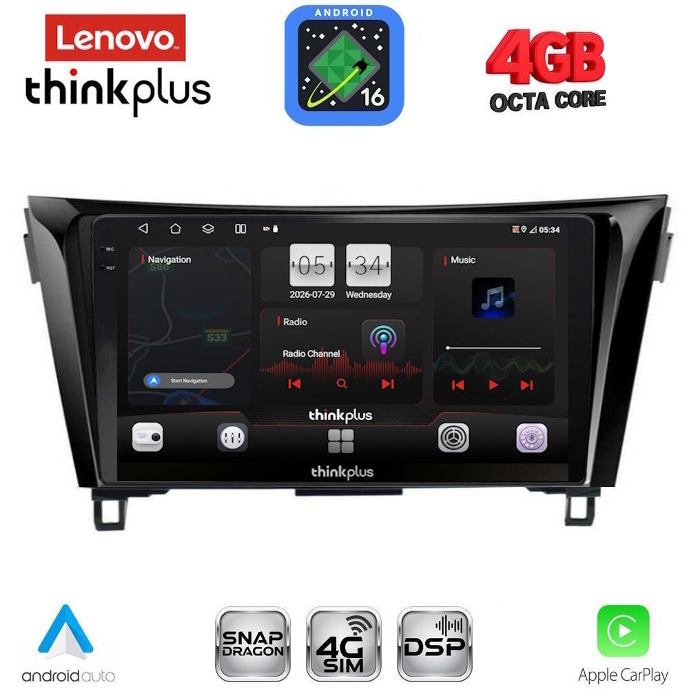 LENOVO LTG 7468_CPA (10inc) MULTIMEDIA TABLET for NISSAN QASHQAI - XTRAIL mod. 2014-2021 LENOVO LTG 7468_CPA (10inc) MULTIMEDIA TABLET for NISSAN QASHQAI - XTRAIL mod. 2014-2021