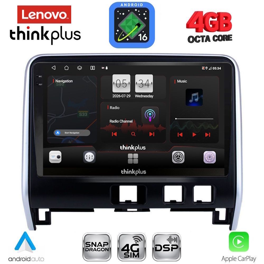 LENOVO LTG 7471_3B_CPA (10inc) MULTIMEDIA TABLET for NISSAN SERENA mod. 2016-2022 LENOVO LTG 7471_3B_CPA (10inc) MULTIMEDIA TABLET for NISSAN SERENA mod. 2016-2022