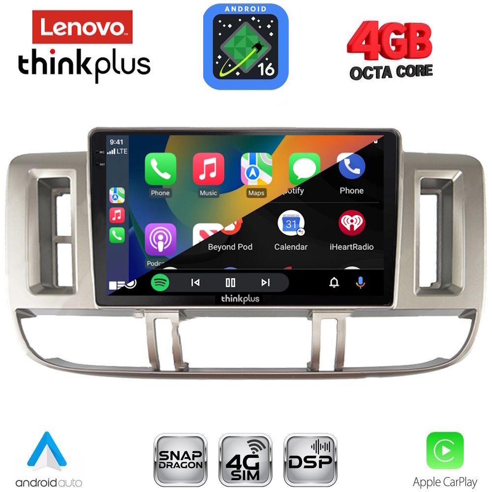 LENOVO LTG 7474_CPA (9inc) MULTIMEDIA TABLET for NISSAN XTRAIL mod. 2000-2004 LENOVO LTG 7474_CPA (9inc) MULTIMEDIA TABLET for NISSAN XTRAIL mod. 2000-2004