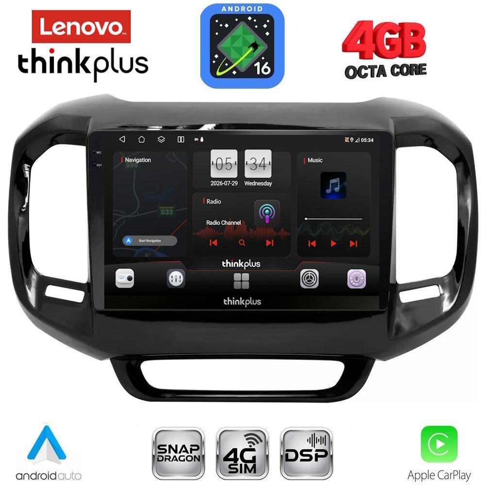 LENOVO LTG 7127_CPA (9inc) MULTIMEDIA TABLET for FIAT TORO mod. 2017-2026 LENOVO LTG 7127_CPA (9inc) MULTIMEDIA TABLET for FIAT TORO mod. 2017-2026