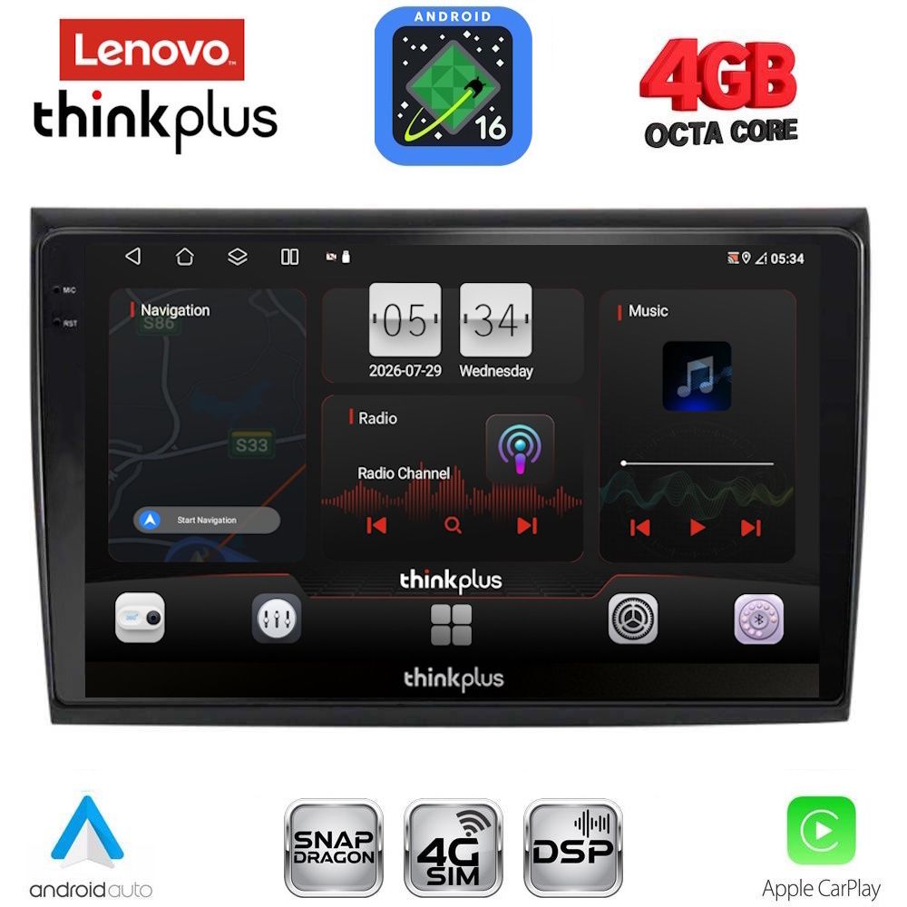 LENOVO LTG 7136_CPA (9inc) MULTIMEDIA TABLET for FIAT BRAVO mod. 2007-2019 LENOVO LTG 7136_CPA (9inc) MULTIMEDIA TABLET for FIAT BRAVO mod. 2007-2019