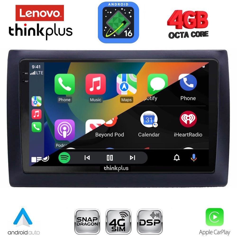 LENOVO LTG 7145_CPA (9inc) MULTIMEDIA TABLET for FIAT STILO mod. 2001-2007 LENOVO LTG 7145_CPA (9inc) MULTIMEDIA TABLET for FIAT STILO mod. 2001-2007