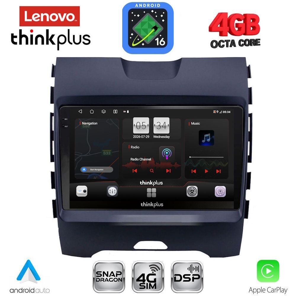 LENOVO LTG 7152_CPA (9inc) MULTIMEDIA TABLET for FORD EDGE mod. 2015-2023 LENOVO LTG 7152_CPA (9inc) MULTIMEDIA TABLET for FORD EDGE mod. 2015-2023