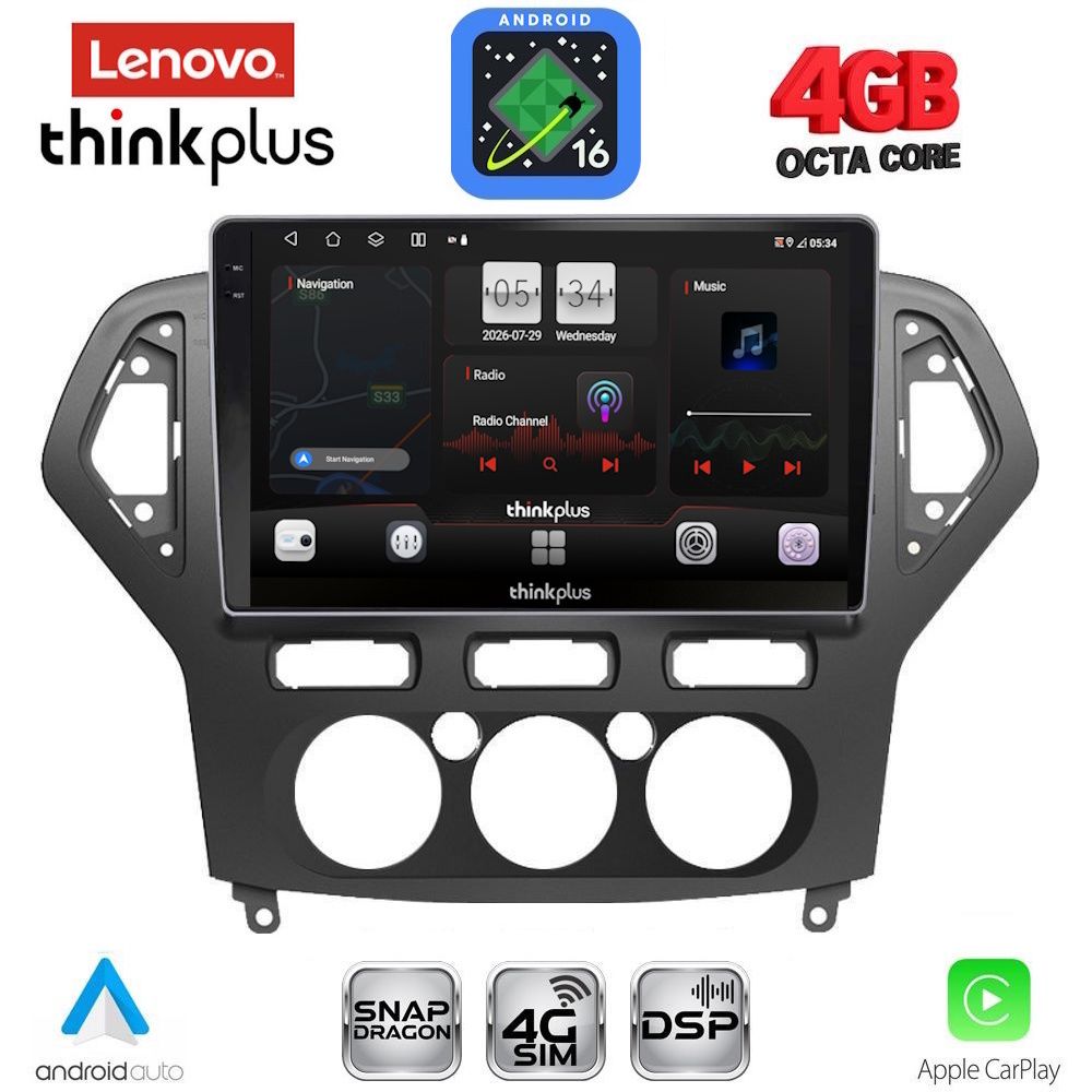 LENOVO LTG 7162_CPA A/C (10inc) MULTIMEDIA TABLET for FORD MONDEO mod. 2007-2011 LENOVO LTG 7162_CPA A/C (10inc) MULTIMEDIA TABLET for FORD MONDEO mod. 2007-2011
