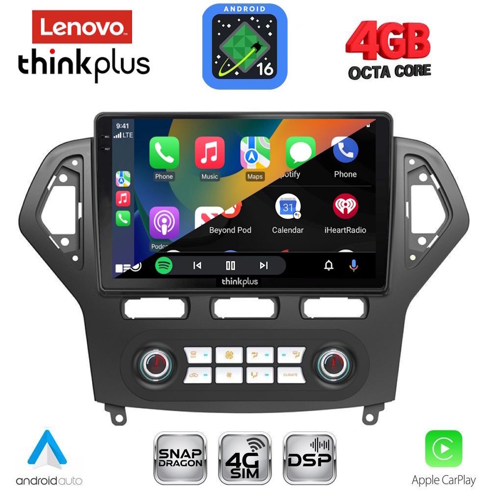 LENOVO LTG 7162_CPA CLIMA (10inc) MULTIMEDIA TABLET for FORD MONDEO mod. 2007-2011 LENOVO LTG 7162_CPA CLIMA (10inc) MULTIMEDIA TABLET for FORD MONDEO mod. 2007-2011
