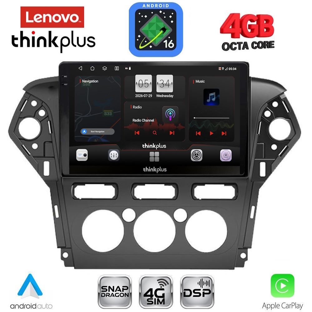 LENOVO LTG 7163_CPA A/C (10inc) MULTIMEDIA TABLET for FORD MONDEO mod. 2011-2013 LENOVO LTG 7163_CPA A/C (10inc) MULTIMEDIA TABLET for FORD MONDEO mod. 2011-2013