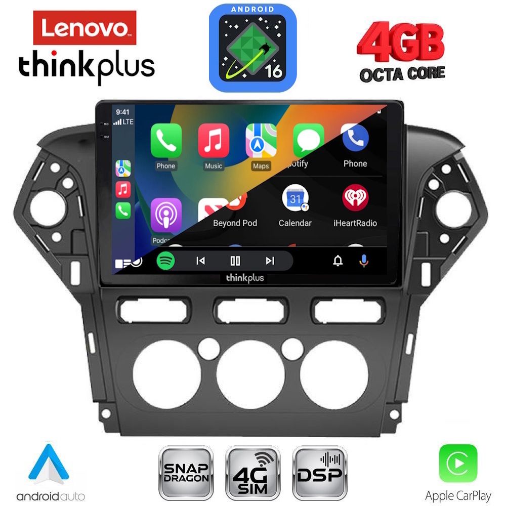 LENOVO LTG 7163_CPA A/C (10inc) MULTIMEDIA TABLET for FORD MONDEO mod. 2011-2013 LENOVO LTG 7163_CPA A/C (10inc) MULTIMEDIA TABLET for FORD MONDEO mod. 2011-2013