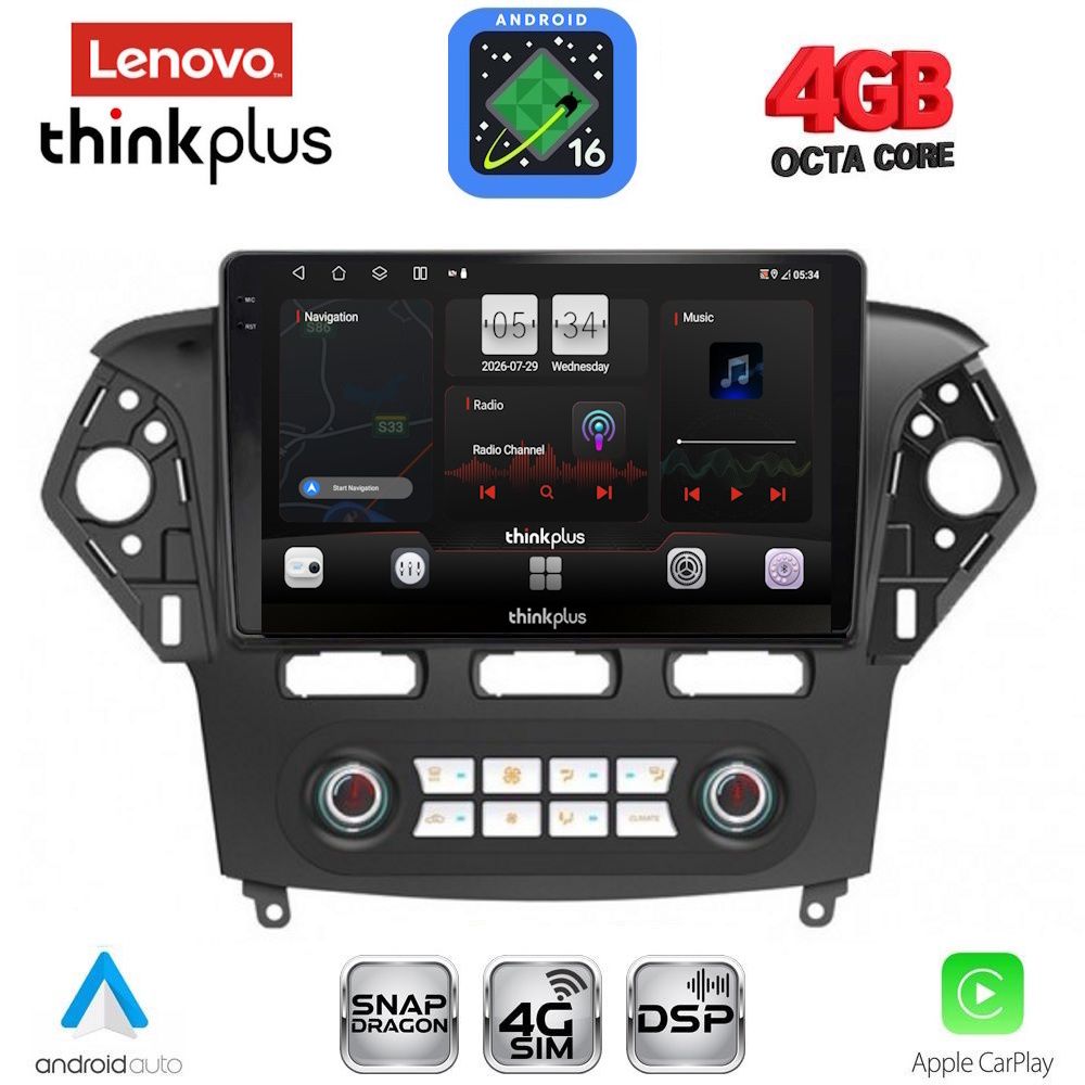 LENOVO LTG 7163_CPA CLIMA (10inc) MULTIMEDIA TABLET for FORD MONDEO mod. 2011-2013 LENOVO LTG 7163_CPA CLIMA (10inc) MULTIMEDIA TABLET for FORD MONDEO mod. 2011-2013