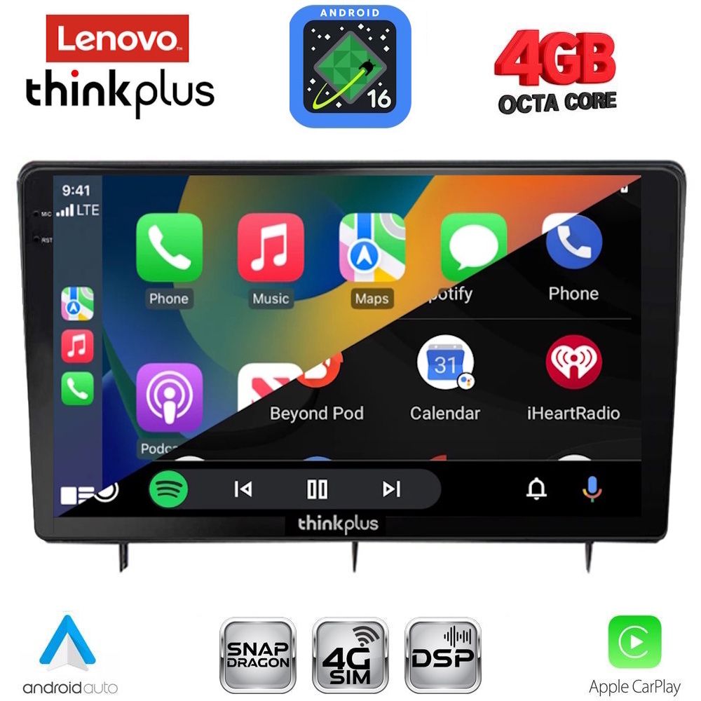 LENOVO LTG 7192_CPA (10inc) MULTIMEDIA TABLET for HONDA CIVIC mod. 2022-2026 LENOVO LTG 7192_CPA (10inc) MULTIMEDIA TABLET for HONDA CIVIC mod. 2022-2026