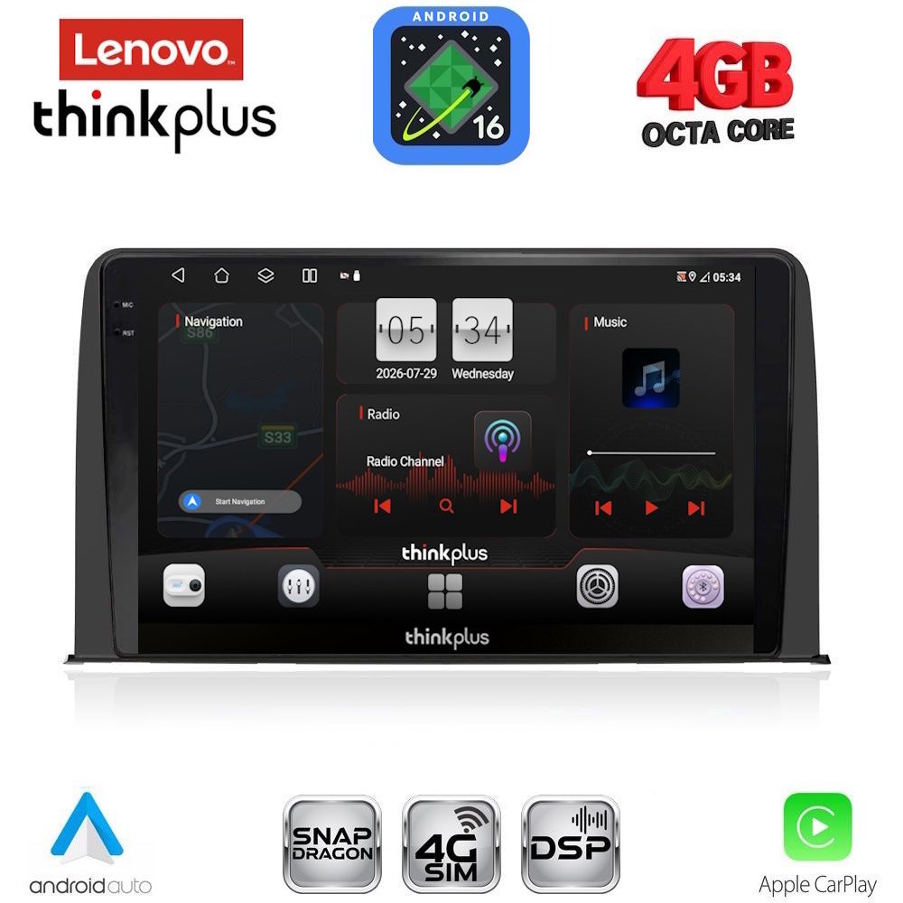 LENOVO LTG 7199_CPA (10inc) MULTIMEDIA TABLET for HONDA CRV mod. 2017-2023 LENOVO LTG 7199_CPA (10inc) MULTIMEDIA TABLET for HONDA CRV mod. 2017-2023