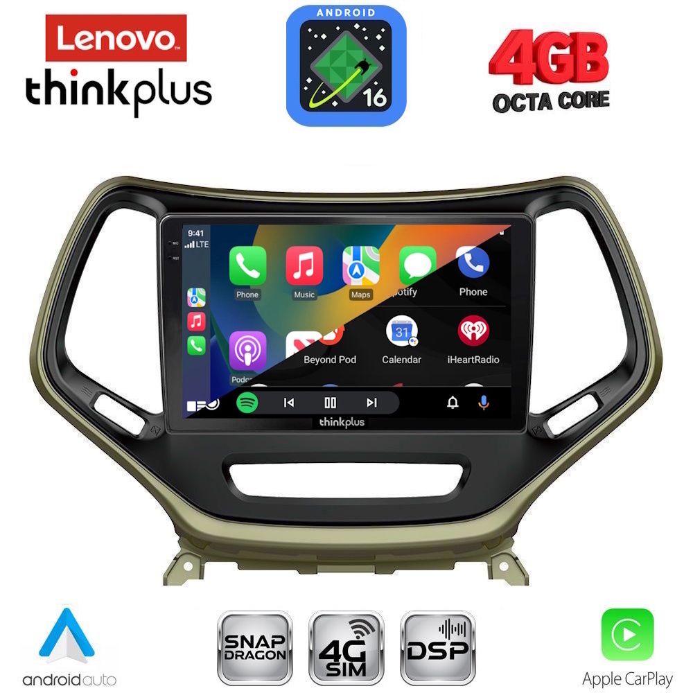 LENOVO LTG 7273_CPA (10inc) MULTIMEDIA TABLET for JEEP mod. 2014-2026 LENOVO LTG 7273_CPA (10inc) MULTIMEDIA TABLET for JEEP mod. 2014-2026