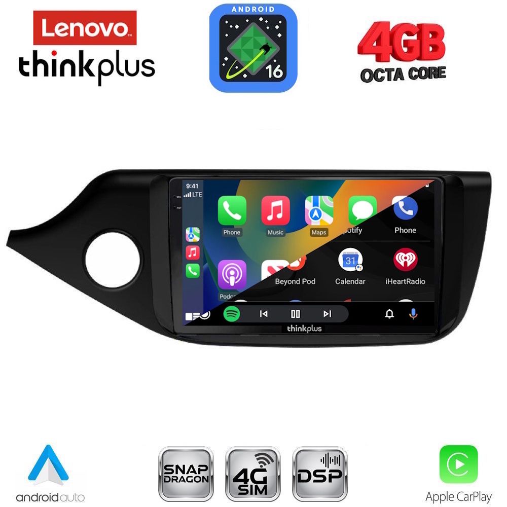 LENOVO LTG 7302_CPA (9inc) MULTIMEDIA TABLET for KIA CEED mod. 2012-2018 LENOVO LTG 7302_CPA (9inc) MULTIMEDIA TABLET for KIA CEED mod. 2012-2018