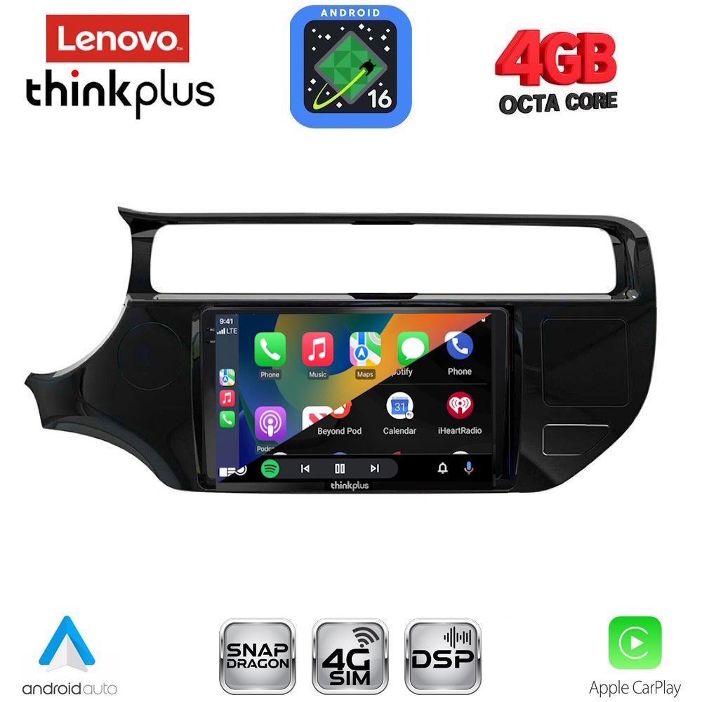LENOVO LTG 7315_CPA (9inc) MULTIMEDIA TABLET for KIA RIO mod. 2015-2018 LENOVO LTG 7315_CPA (9inc) MULTIMEDIA TABLET for KIA RIO mod. 2015-2018