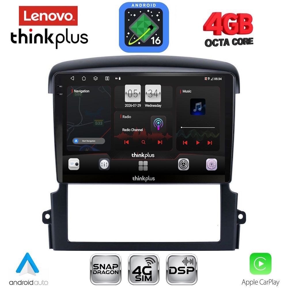 LENOVO LTG 7317_CPA (9inc) MULTIMEDIA TABLET for KIA SORENTO mod. 2006-2009 LENOVO LTG 7317_CPA (9inc) MULTIMEDIA TABLET for KIA SORENTO mod. 2006-2009