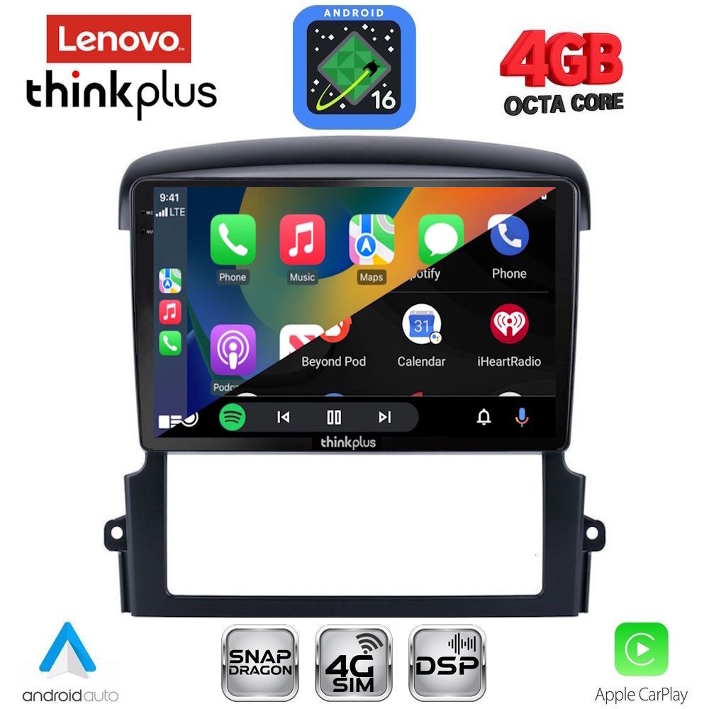 LENOVO LTG 7317_CPA (9inc) MULTIMEDIA TABLET for KIA SORENTO mod. 2006-2009 LENOVO LTG 7317_CPA (9inc) MULTIMEDIA TABLET for KIA SORENTO mod. 2006-2009