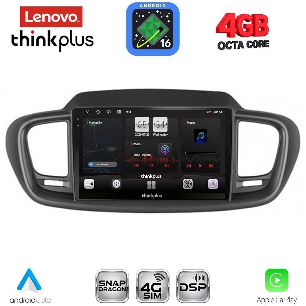 LENOVO LTG 7319_CPA (10inc) MULTIMEDIA TABLET for KIA SORENTO mod. 2014-2020 LENOVO LTG 7319_CPA (10inc) MULTIMEDIA TABLET for KIA SORENTO mod. 2014-2020