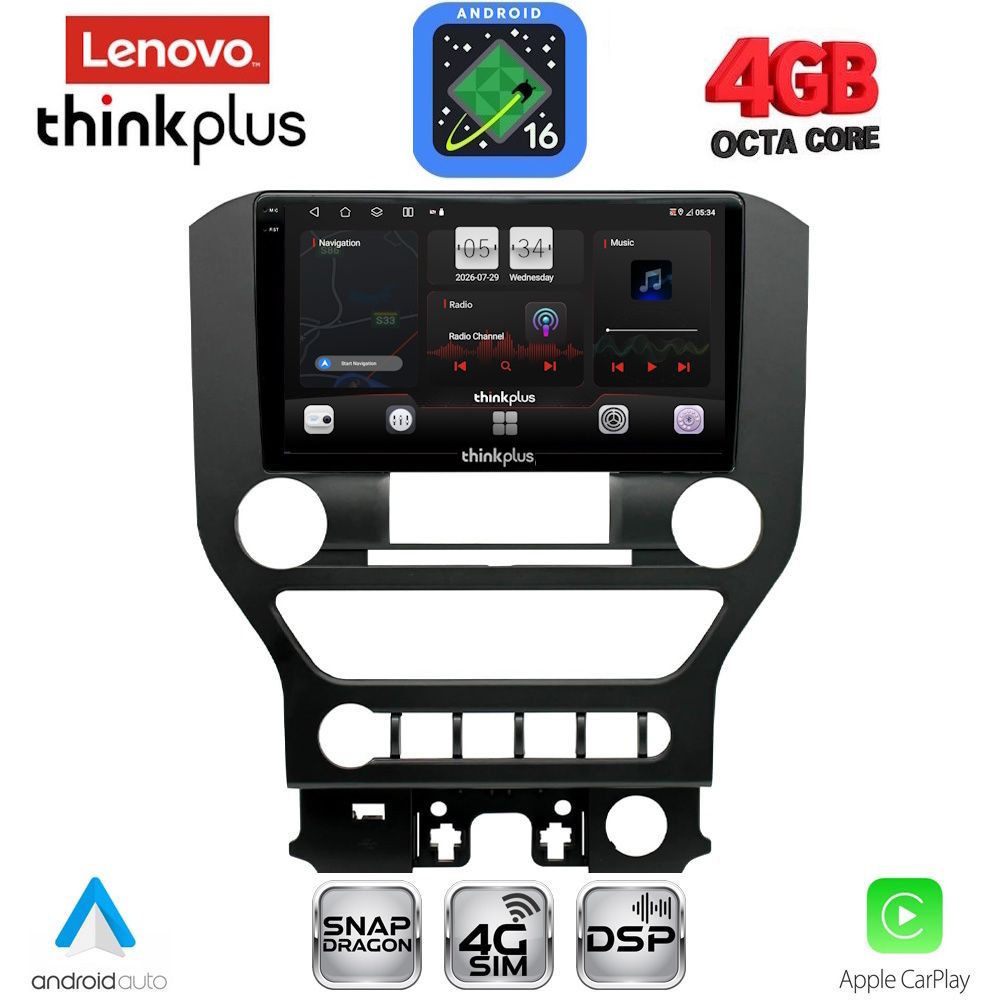 LENOVO LTG 7166_CPA 4BUT (9inc) MULTIMEDIA TABLET for FORD MUSTANG mod. 2015-2020 LENOVO LTG 7166_CPA 4BUT (9inc) MULTIMEDIA TABLET for FORD MUSTANG mod. 2015-2020