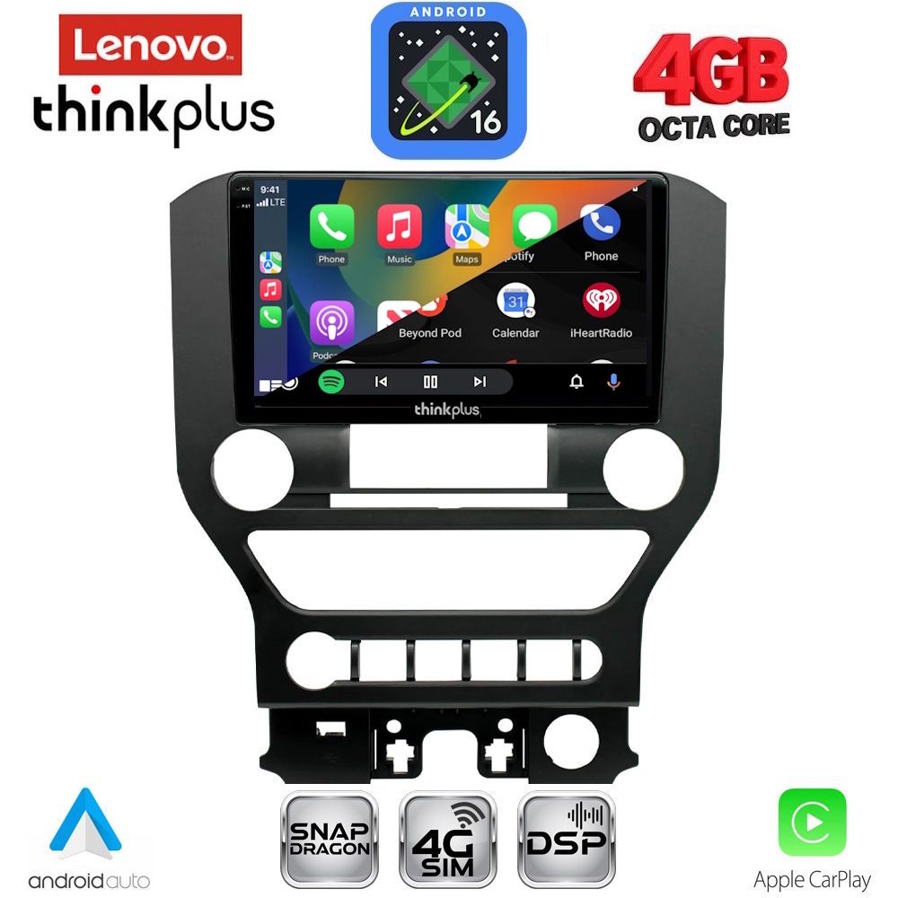 LENOVO LTG 7166_CPA 4BUT (9inc) MULTIMEDIA TABLET for FORD MUSTANG mod. 2015-2020 LENOVO LTG 7166_CPA 4BUT (9inc) MULTIMEDIA TABLET for FORD MUSTANG mod. 2015-2020
