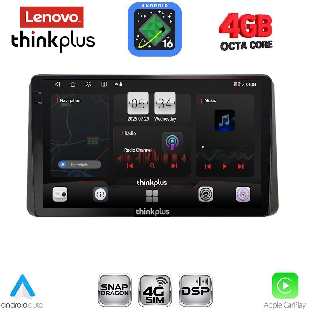 LENOVO LTG 7209_CPA (10inc) MULTIMEDIA TABLET for HONDA WR-V mod. 2022+ LENOVO LTG 7209_CPA (10inc) MULTIMEDIA TABLET for HONDA WR-V mod. 2022+