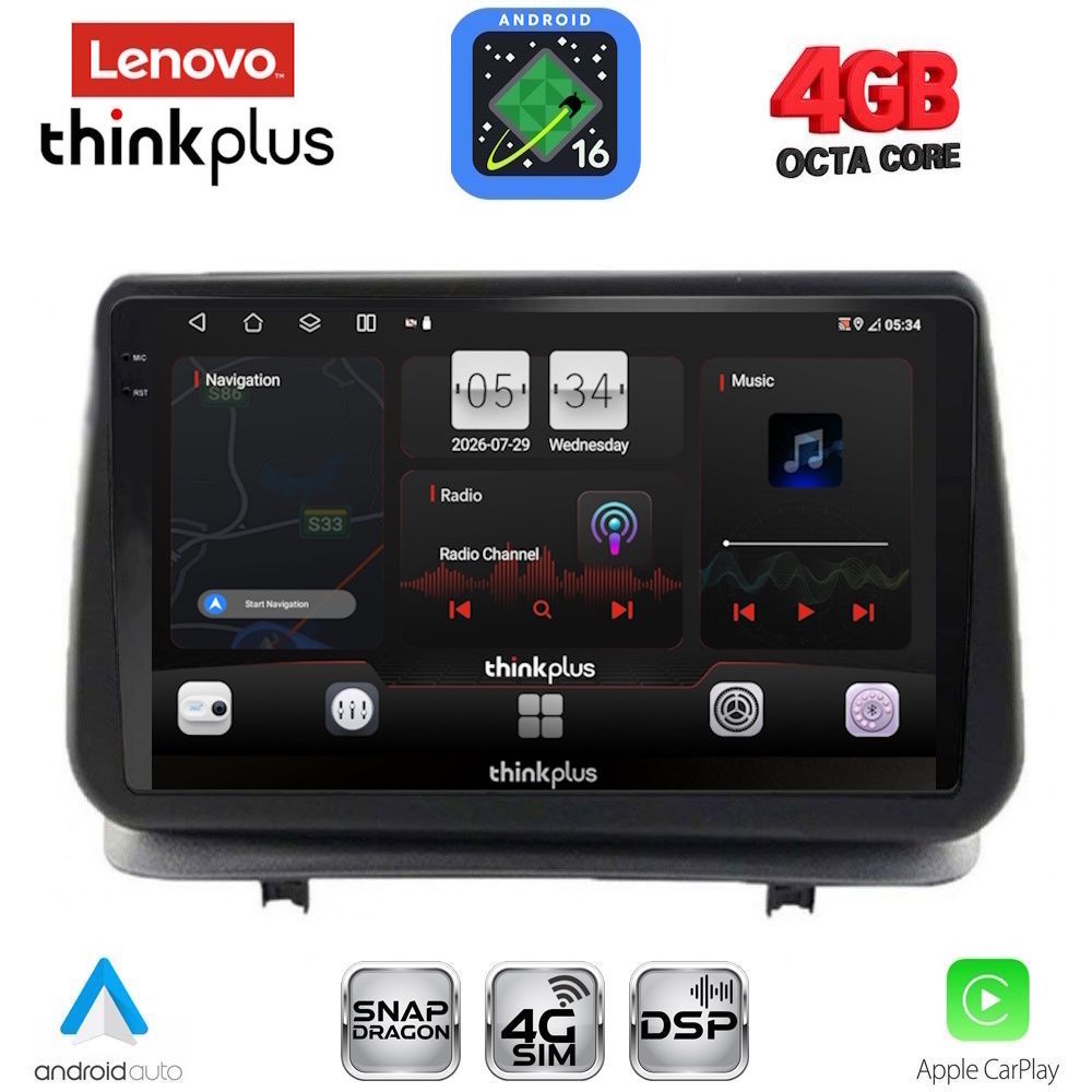LENOVO LTG 7543_CPA (9inc) MULTIMEDIA TABLET for RENAULT CLIO mod. 2005-2011 LENOVO LTG 7543_CPA (9inc) MULTIMEDIA TABLET for RENAULT CLIO mod. 2005-2011