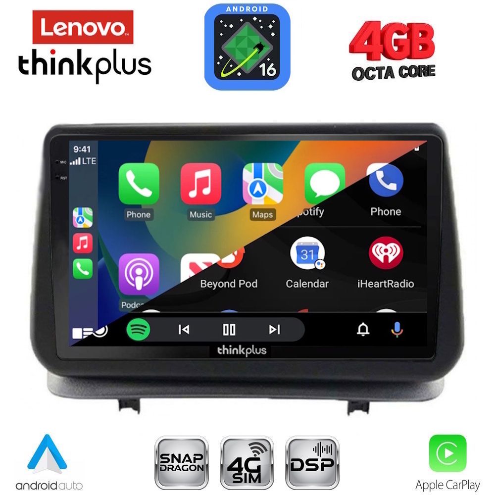 LENOVO LTG 7543_CPA (9inc) MULTIMEDIA TABLET for RENAULT CLIO mod. 2005-2011 LENOVO LTG 7543_CPA (9inc) MULTIMEDIA TABLET for RENAULT CLIO mod. 2005-2011