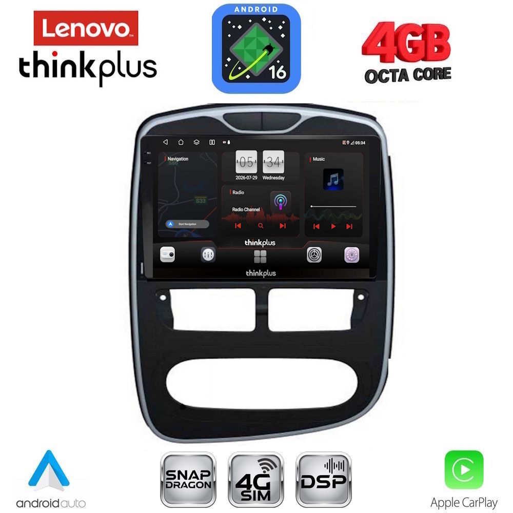 LENOVO LTG 7544_CPA (10inc) MULTIMEDIA TABLET for RENAULT CLIO mod. 2012-2015 LENOVO LTG 7544_CPA (10inc) MULTIMEDIA TABLET for RENAULT CLIO mod. 2012-2015