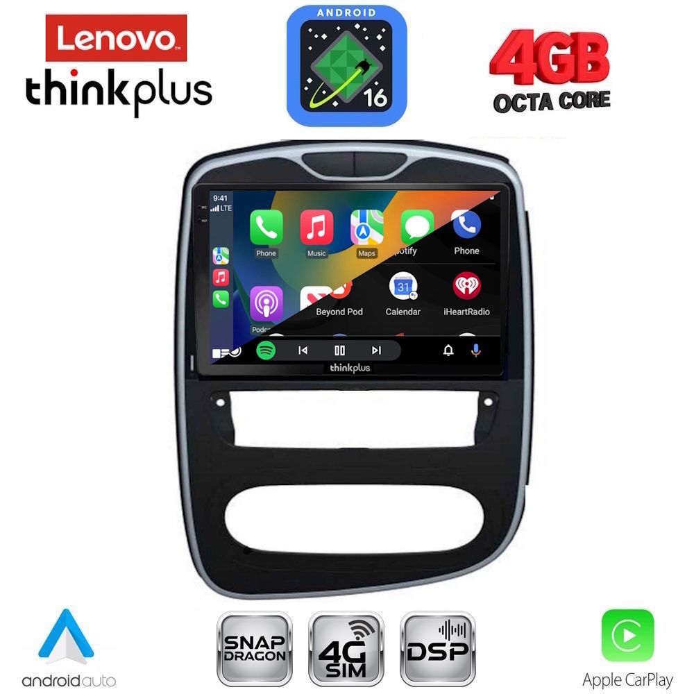LENOVO LTG 7545_CPA (10inc) MULTIMEDIA TABLET for RENAULT CLIO mod. 2016-2019 LENOVO LTG 7545_CPA (10inc) MULTIMEDIA TABLET for RENAULT CLIO mod. 2016-2019