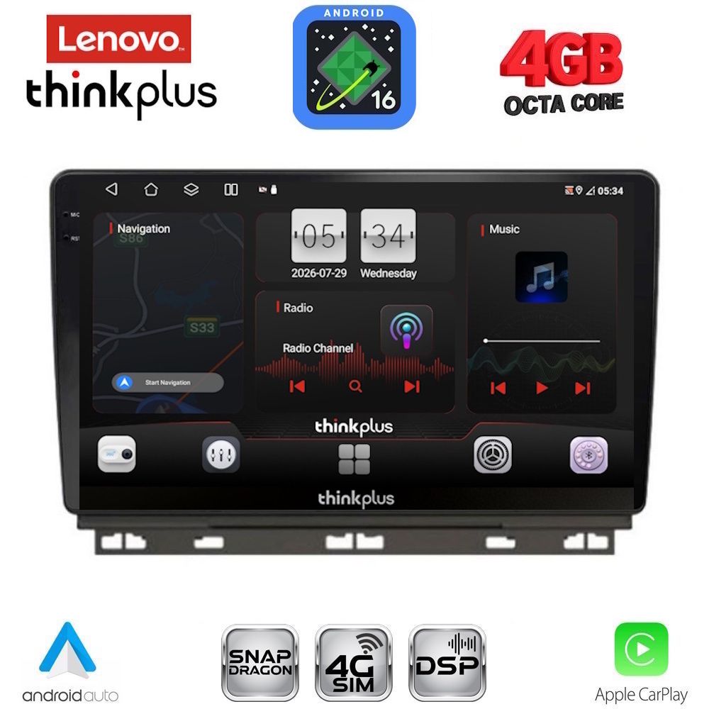LENOVO LTG 7546_CPA (9inc) MULTIMEDIA TABLET for RENAULT CLIO - CAPTUR mod. 2019-2026 LENOVO LTG 7546_CPA (9inc) MULTIMEDIA TABLET for RENAULT CLIO - CAPTUR mod. 2019-2026