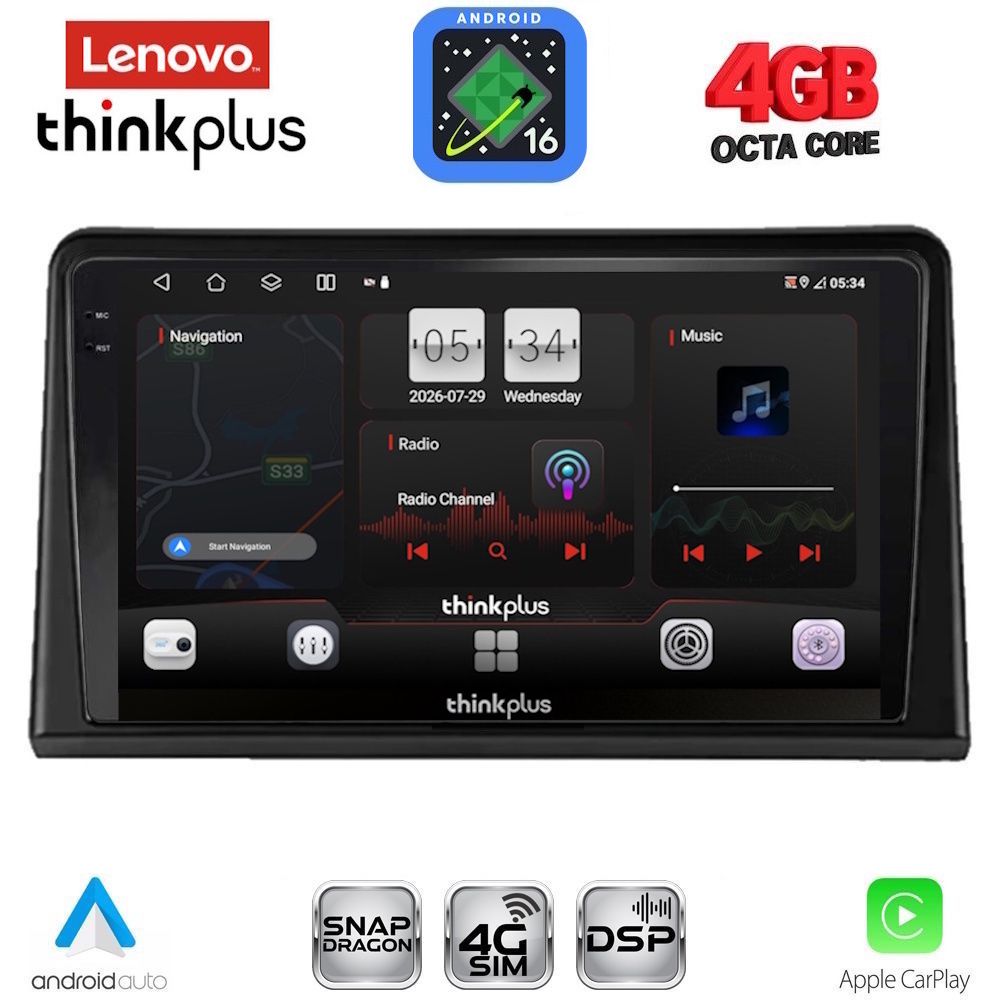 LENOVO LTG 7548_CPA (9inc) MULTIMEDIA TABLET for RENAULT EXPRESS mod. 2020-2026 LENOVO LTG 7548_CPA (9inc) MULTIMEDIA TABLET for RENAULT EXPRESS mod. 2020-2026