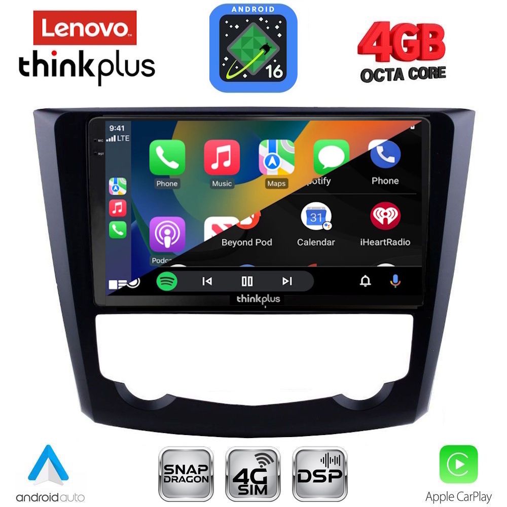 LENOVO LTG 7549_CPA (9inc) MULTIMEDIA TABLET for RENAULT KADJAR mod. 2015-2025 LENOVO LTG 7549_CPA (9inc) MULTIMEDIA TABLET for RENAULT KADJAR mod. 2015-2025
