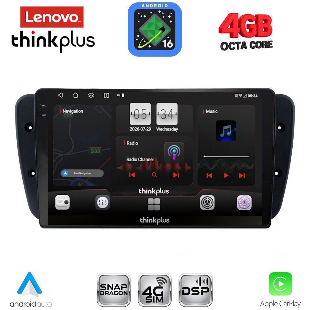 LENOVO LTG 7571_CPA (9inc) MULTIMEDIA TABLET for SEAT IBIZA mod. 2008-2015 LENOVO LTG 7571_CPA (9inc) MULTIMEDIA TABLET for SEAT IBIZA mod. 2008-2015